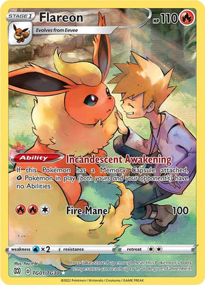 Ultra Rare Flareon [TG01/TG30 Near Mint ]
