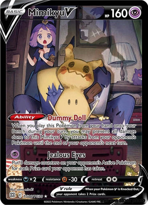 Holofoil Mimikyu V [TG16/TG30 Heavily Played ]