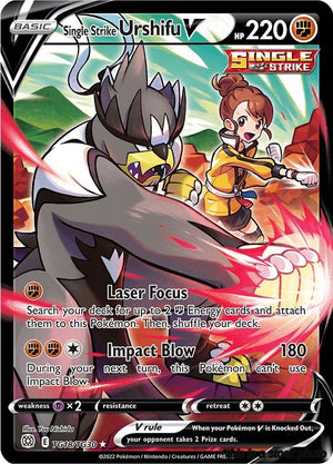 Holofoil Single Strike Urshifu V [TG18/TG30 Near Mint ]