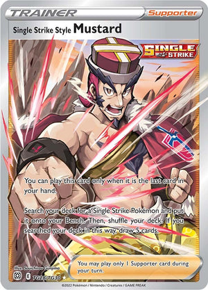 Ultra Rare Single Strike Style Mustard [TG28/TG30 Lightly Played ]