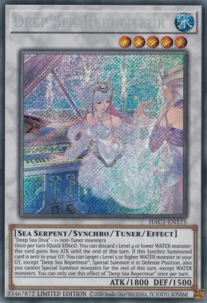Limited Deep Sea Repetiteur [HAC1-EN175 Lightly Played] Secret Rare