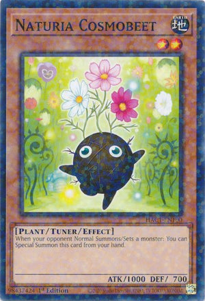 1st Edition Naturia Cosmobeet (Duel Terminal) [HAC1-EN100 Lightly Played] Duel Terminal Technology Common