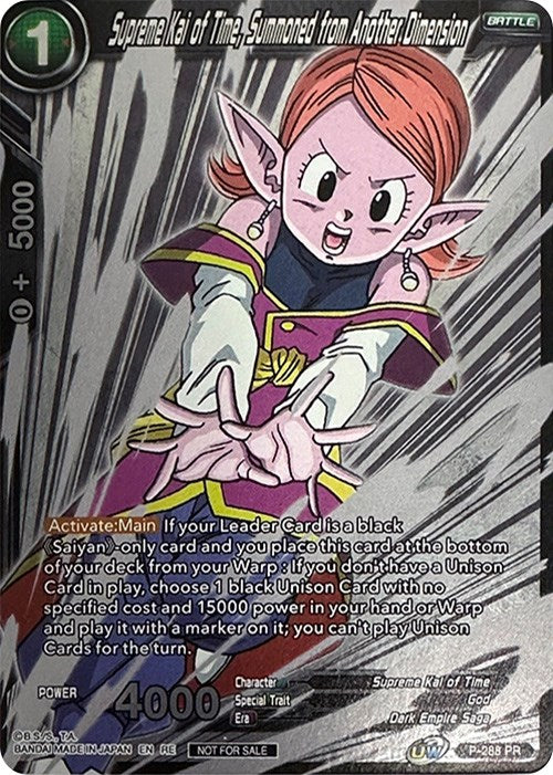 Supreme Kai of Time, Summoned from Another Dimension (Event Pack 09) (Alternate Foil)