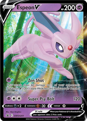 Holofoil Espeon V - SWSH201 [SWSH201 Near Mint ]