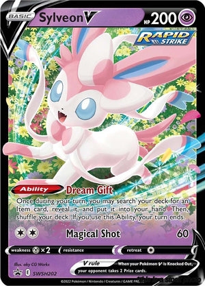 Holofoil Sylveon V - SWSH202 [SWSH202 Near Mint ]