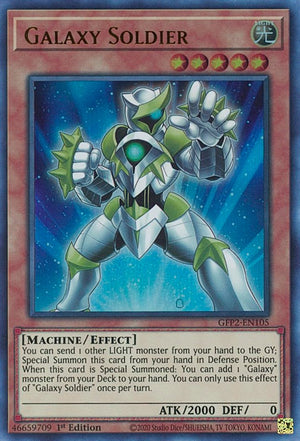 1st Edition Galaxy Soldier [GFP2-EN105 Lightly Played] Ultra Rare