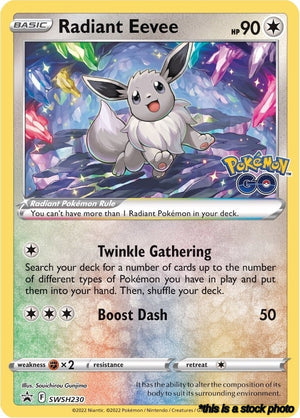 SWSH230 Radiant Eevee Promo Holofoil