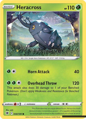Common Heracross [008/189 Near Mint ]