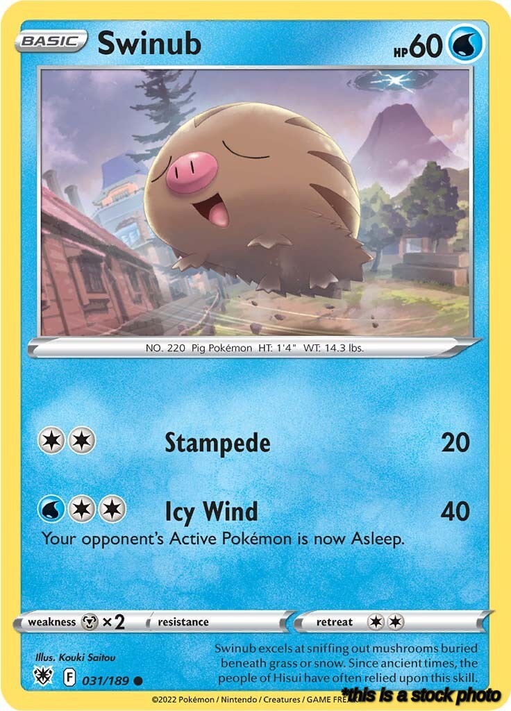 Normal Swinub [031/189 Lightly Played ]