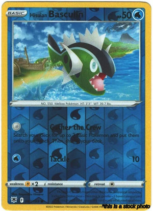 Reverse Holofoil Hisuian Basculin [043/189 Lightly Played ]