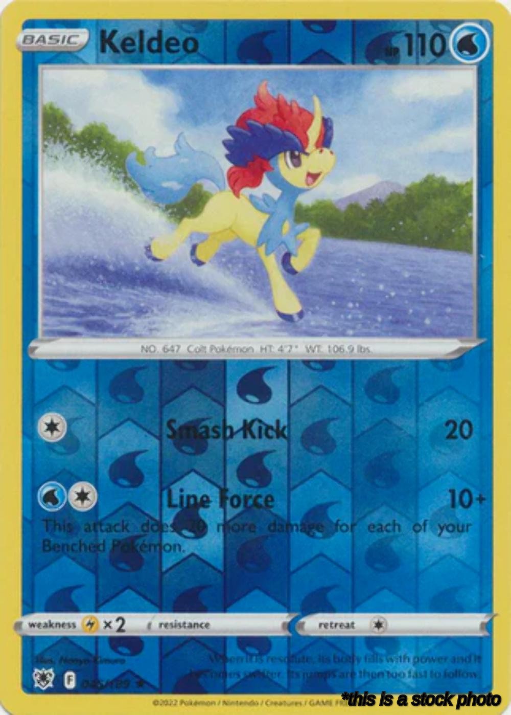 045/189 Keldeo Holo Rare Reverse Holofoil