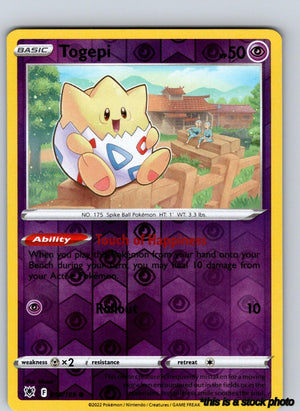 Reverse Holofoil Togepi [055/189 Lightly Played ]