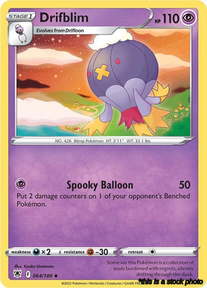 Uncommon Drifblim [064/189 Lightly Played ]