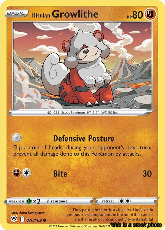 Hisuian Growlithe
