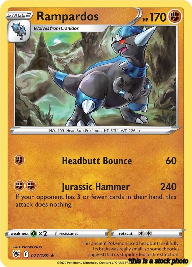 Holofoil Rampardos [077/189 Lightly Played ]