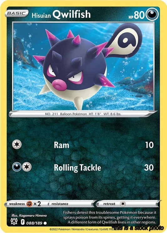 Normal Hisuian Qwilfish (88) [088/189 Near Mint ]