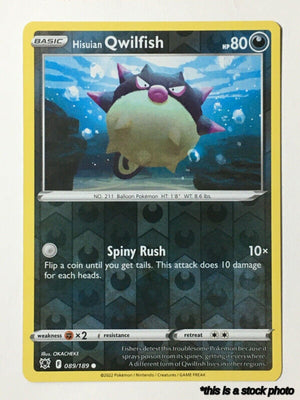 089/189 Hisuian Qwilfish (89) Common Reverse Holofoil