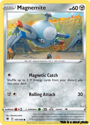 Normal Magnemite [105/189 Near Mint ]