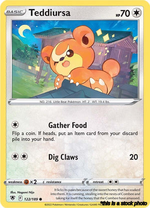 122/189 Teddiursa Common Normal