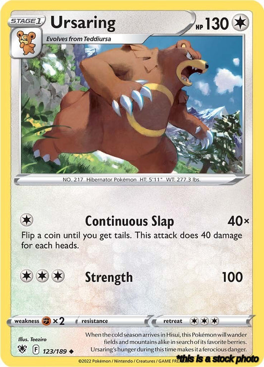 123/189 Ursaring Uncommon Normal