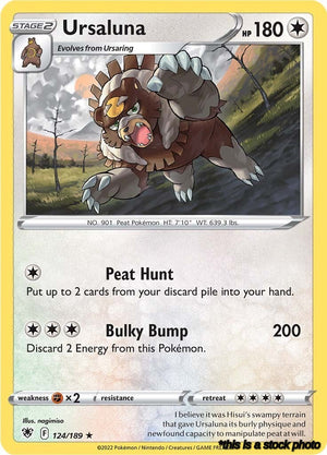 124/189 Ursaluna Rare Normal