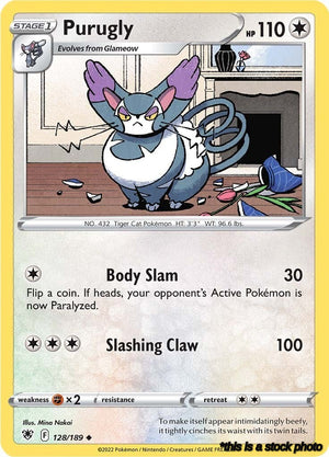 128/189 Purugly Uncommon Normal