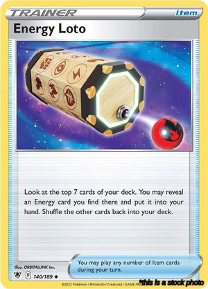 Normal Energy Loto [140/189 Lightly Played ]