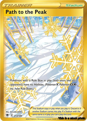 Holofoil Path to the Peak (Secret) [213/189 Near Mint ]