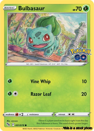 001/078 Bulbasaur Common Normal