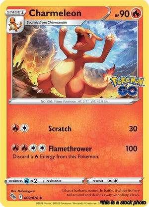 Uncommon Charmeleon [009/078 Near Mint ]