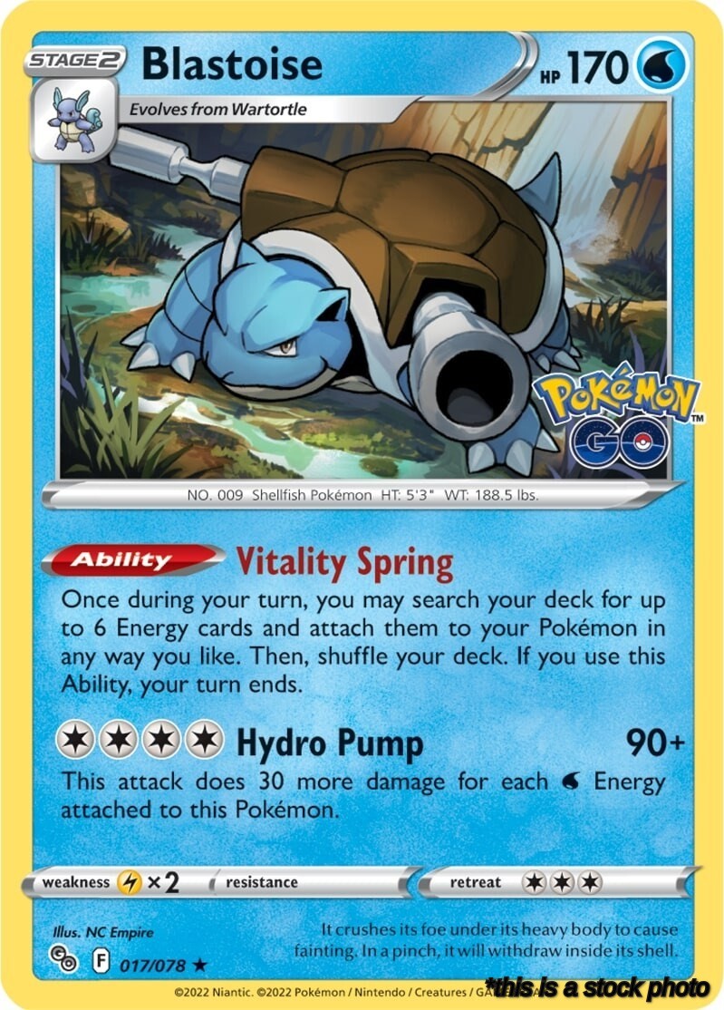 Holofoil Blastoise [017/078 Near Mint ]