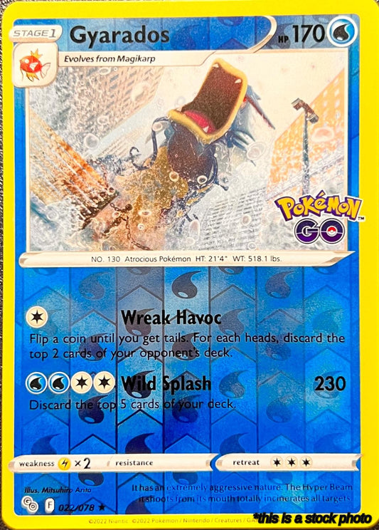 022/078 Gyarados Holo Rare Reverse Holofoil