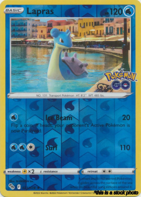023/078 Lapras Holo Rare Reverse Holofoil