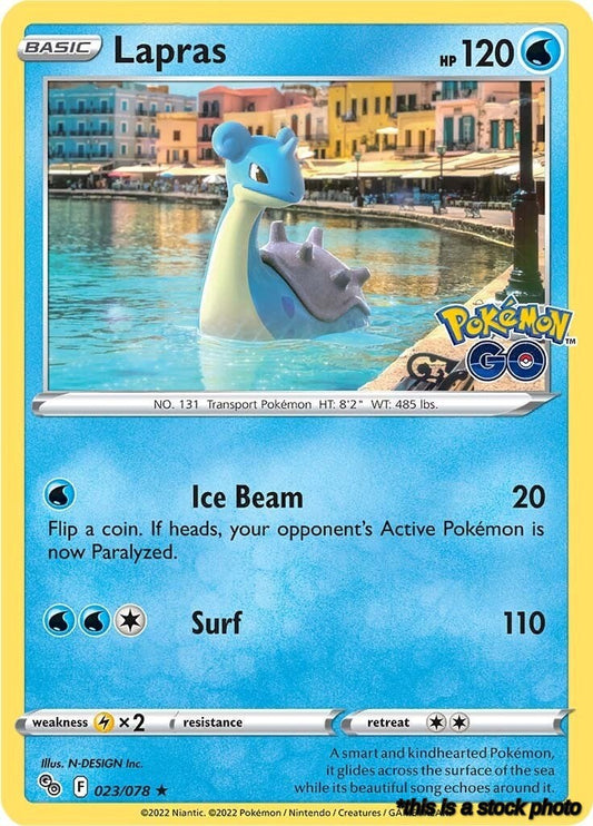 Holo Rare Lapras [023/078 Lightly Played ]