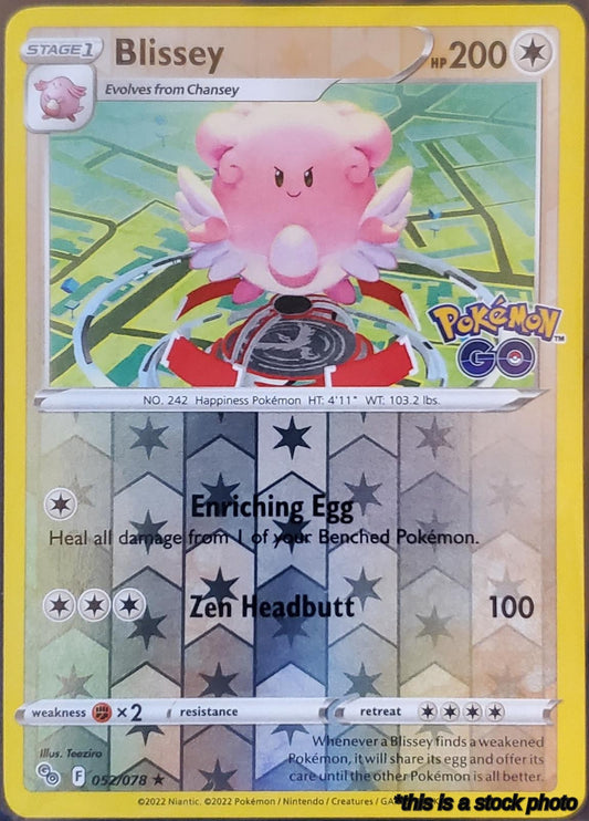 052/078 Blissey Holo Rare Reverse Holofoil