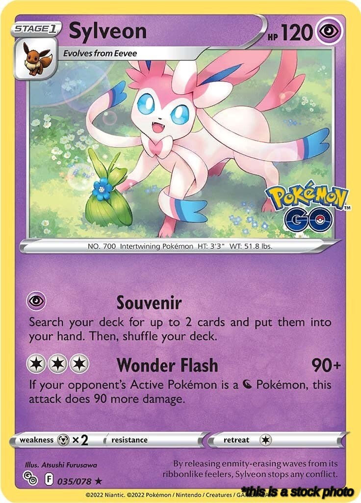 035/078 Sylveon Holo Rare Reverse Holofoil