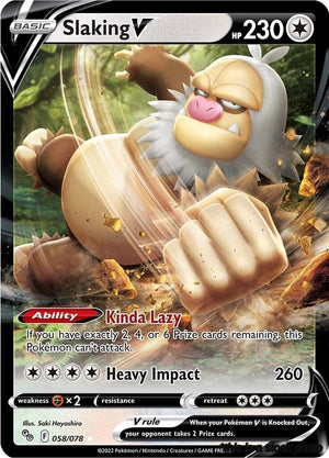 Ultra Rare Slaking V [058/078 Near Mint ]