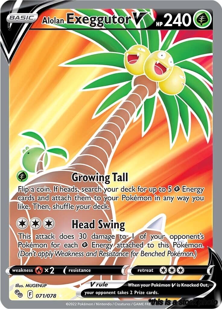 Alolan Exeggutor V (Full Art)
