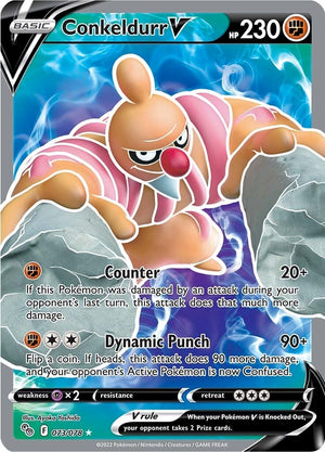 Ultra Rare Conkeldurr V (Full Art) [073/078 Near Mint ]