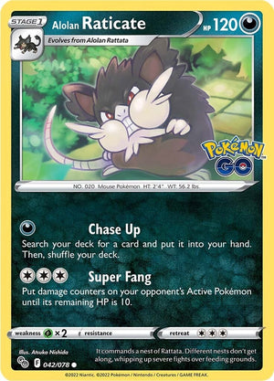Common Alolan Raticate [042/078 Lightly Played ]