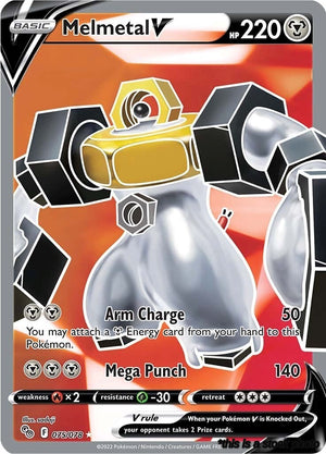 075/078 Melmetal V (Full Art) Ultra Rare Holofoil