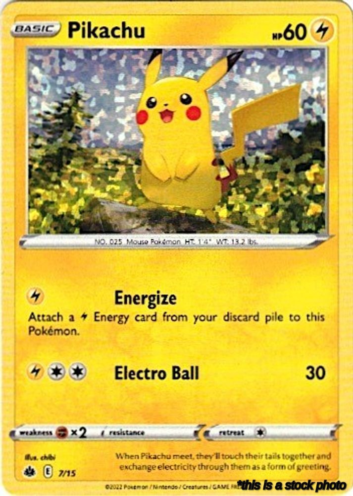 007/015 Pikachu Promo Holofoil