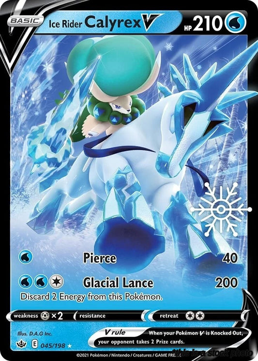 Ice Rider Calyrex V - 045/198 (Holiday Calendar)