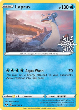 Promo Lapras - 048/202 (Holiday Calendar) [048/202 Lightly Played ]