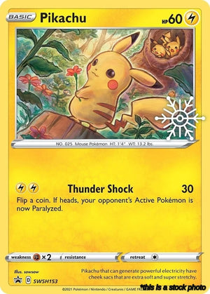 Holofoil Pikachu - SWSH153 (Holiday Calendar) [SWSH153 Near Mint ]