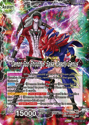 BT18-122 Shroom & Salsa // Demon God Shroom & Salsa, Deadly Genius