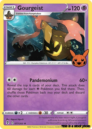 077/203 Gourgeist Promo Holofoil