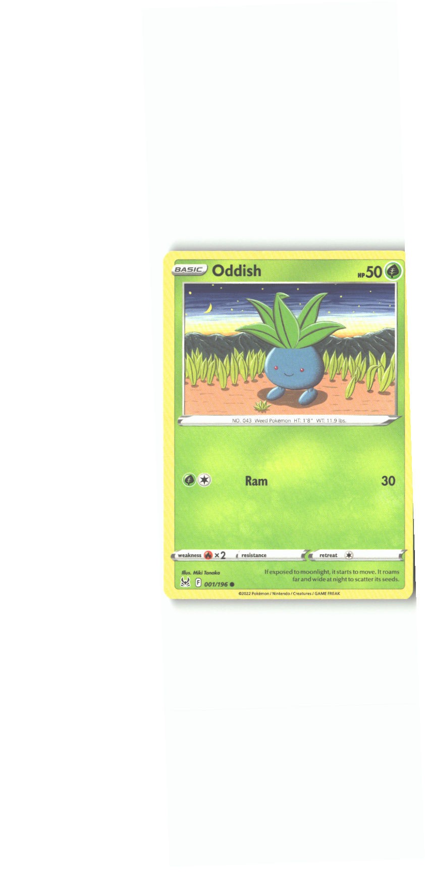 001/196 Oddish Common Normal