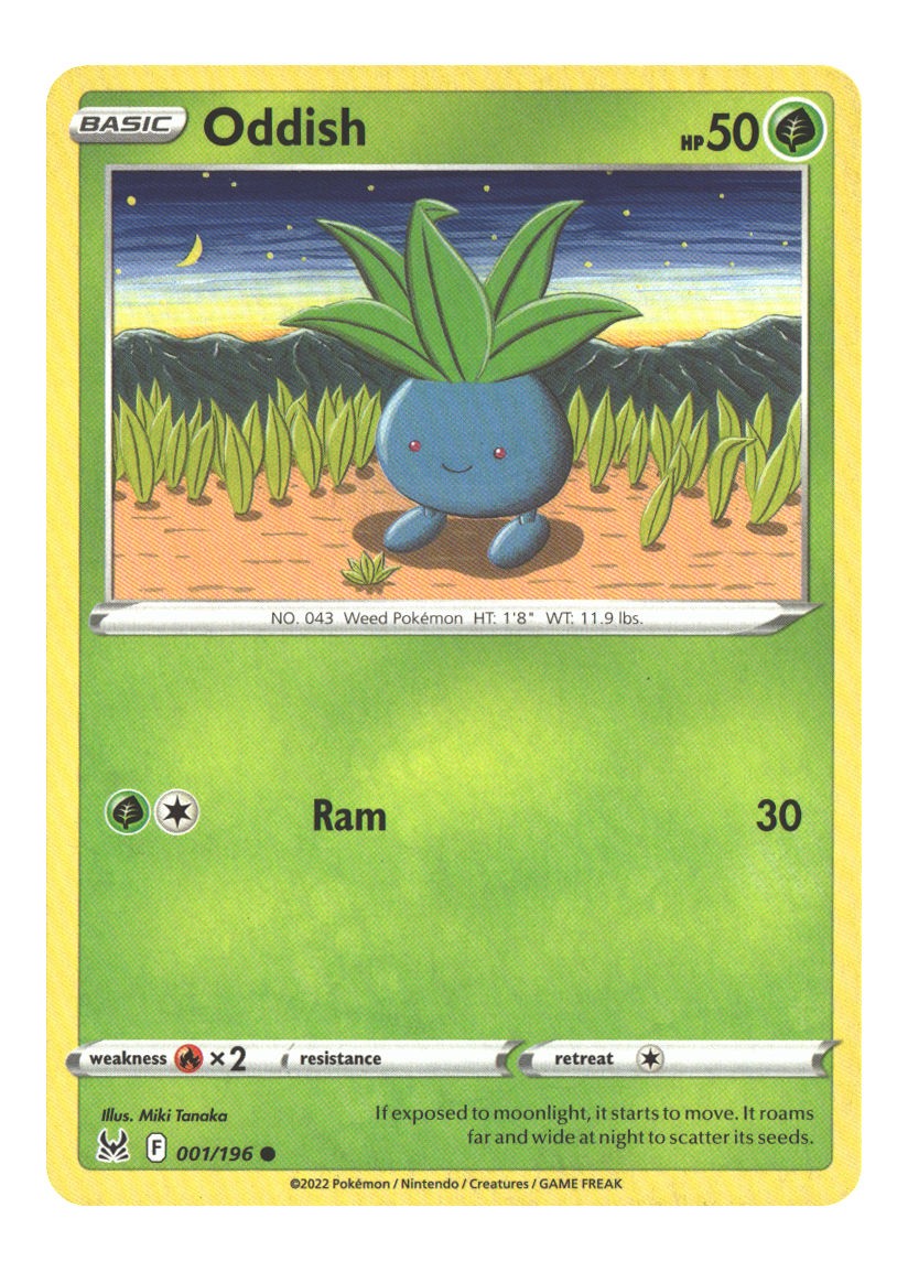 001/196 Oddish Common Normal