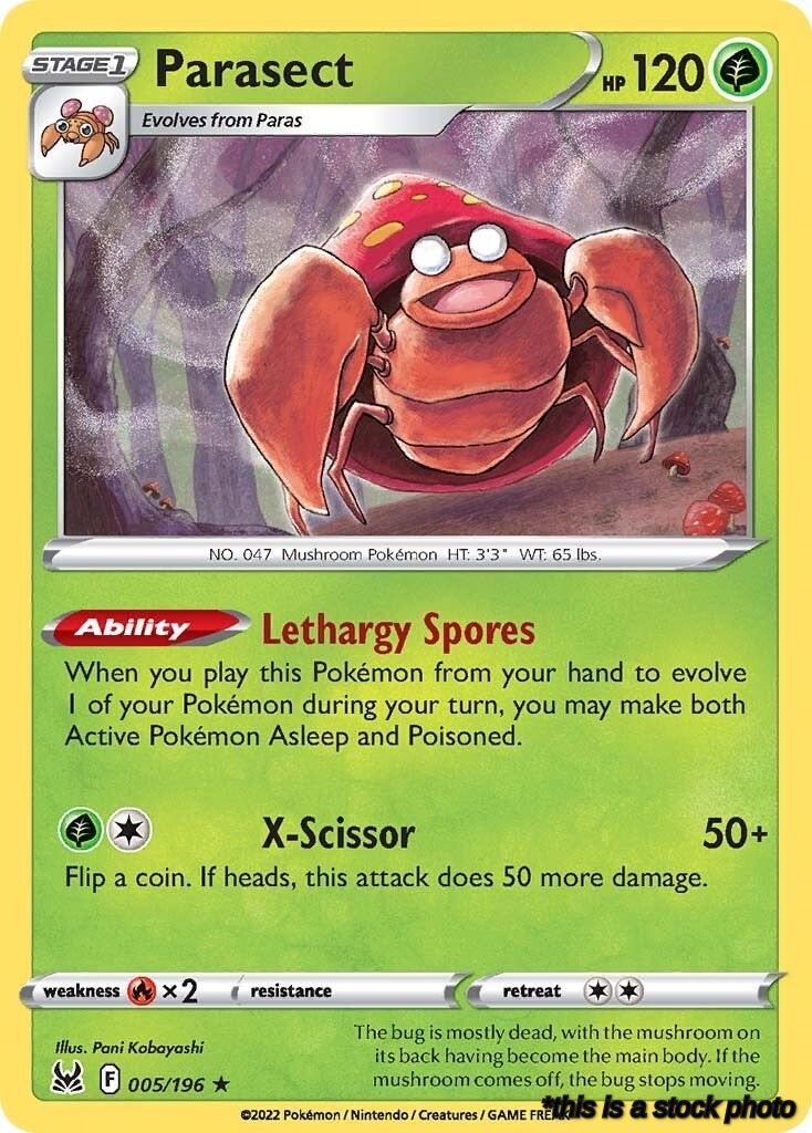 Normal Parasect [005/196 Lightly Played ]